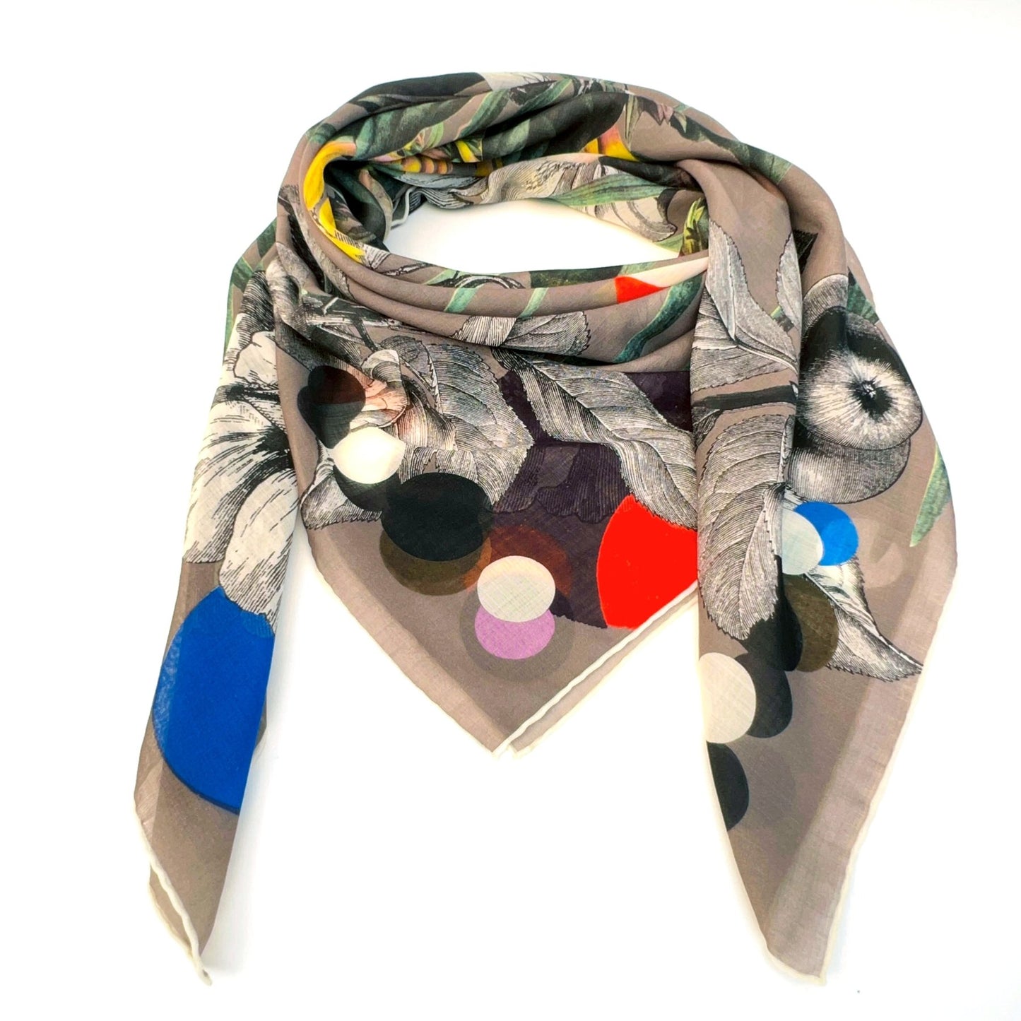 FLORA / Grand Foulard Wool - Foulalà