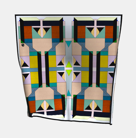 MERCI Hazel / Foulard aus Wolle 135 × 135 cm Vierecktuch für Damen Femme, Schweizer Design